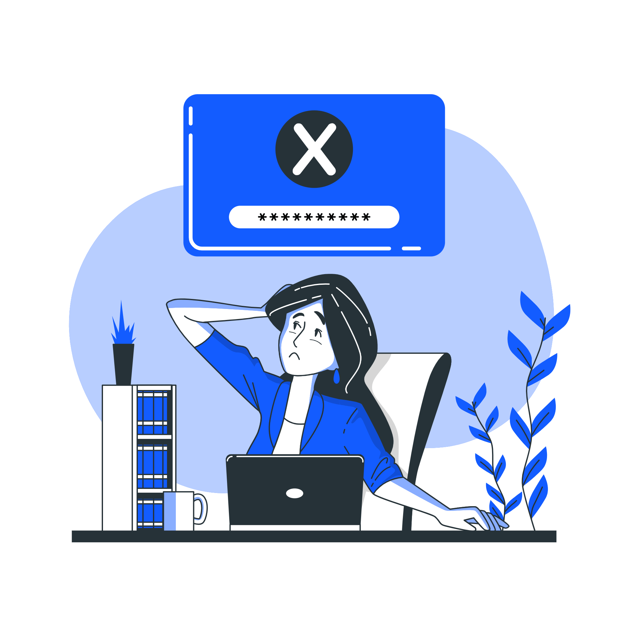 Forgot password illustration